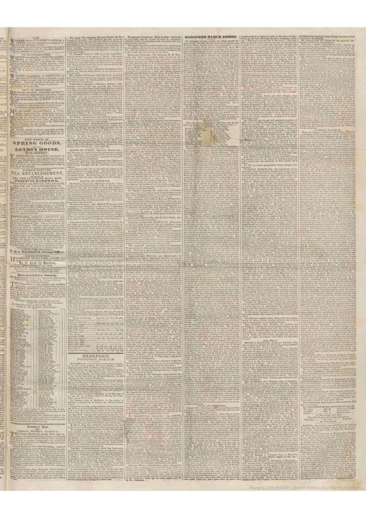 Article 1834 John Morgan March 26th 1834 5th Column half way down