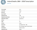 Birth 1817 and Death 1886 Anne Frazer Donaghmore