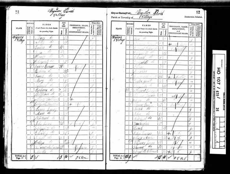 Census 1841 Wigmore page 10