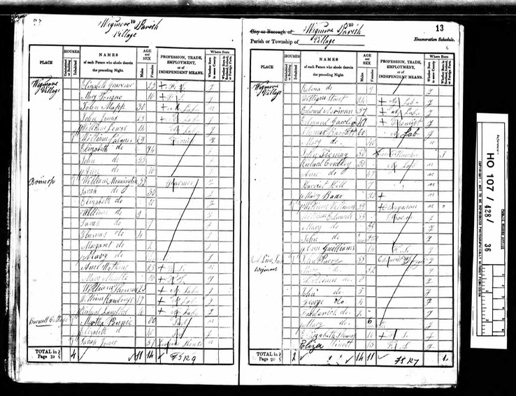 Census 1841 Wigmore page 11