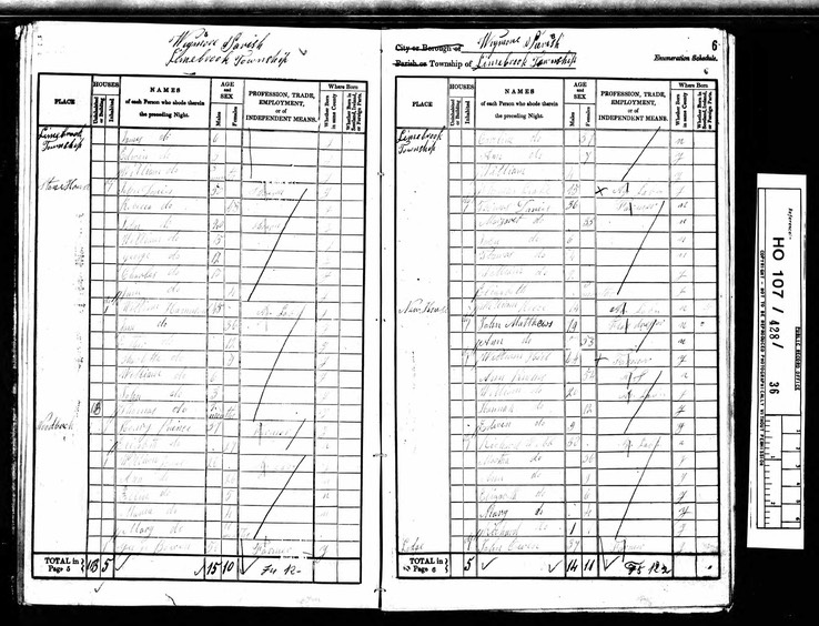 Census 1841 Wigmore page 4