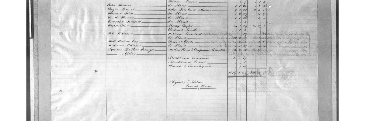 Census 1842 Monkland Tithe Names page 13