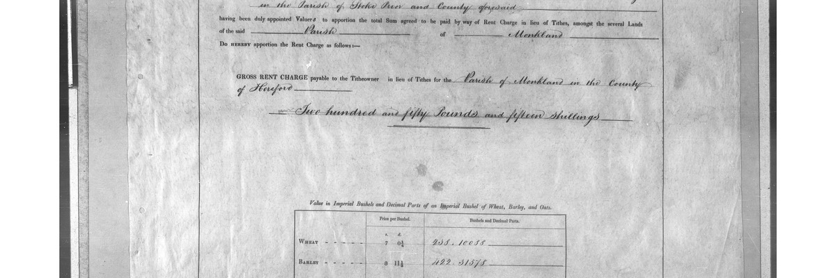 Census 1842 Monkland Tithe Names page 1A