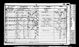 Census 1851 Elizabeth Robinson (nee Morgan) with John Robinson 5 houses from William Colbourn Robinson John's father 