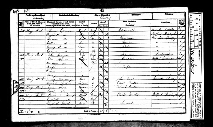 Census 1851 John Morgan born 1807 in Herefordshire WHO IS HE???