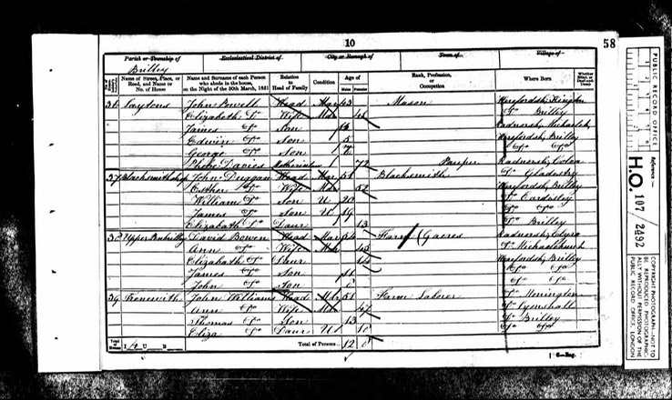 Census 1851 John Powell