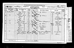 Census 1861 Elizabeth Slack nee Bell