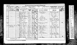 CENSUS 1871 Elizabeth Adams with father Robert Adams (Paper Hanger) and mother Mary Adams