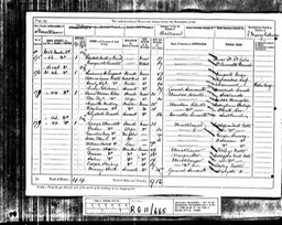 CENSUS 1881 George Bell (noted as Ball) Bricklayer at Streatham age 49 Born Elkesley