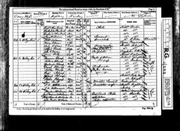 CENSUS 1881 Robert Adams father of Elizabeth Adams at St Mary Islington as an invalid