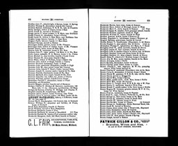 Census 1896 Daniel Brassell at 69 East Main Milford Massachusetts