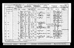 CENSUS 1901 Annie Bell (now Annie James) born Highgate living in Radcliffe