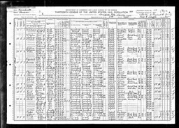 Census 1910 Mary A Glynn at 75 Mulberry St Springfield Massachusetts