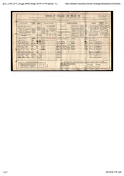 Census 1911 Oates Family (Maud is Thomas Bell's partner)