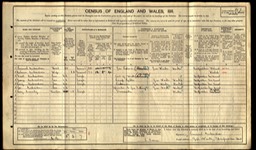 Census 1911 Samuel Richardson in Harpenden father of Emma Richardson