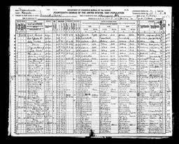 Census 1920 James Joseph Glynn in Milford Massachusetts