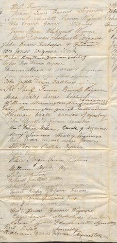 Convict 1834 Petition John Morgan 1834 Column 2