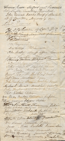 Convict 1834 Petition John Morgan 1834 Column 1