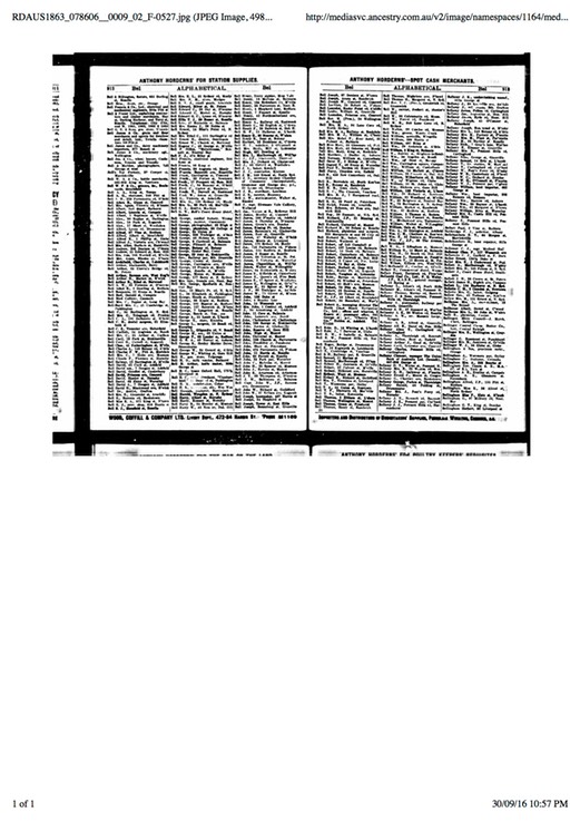 Electoral Roll 1918 Robert Bell at 8 Upper Rd Forest Lodge