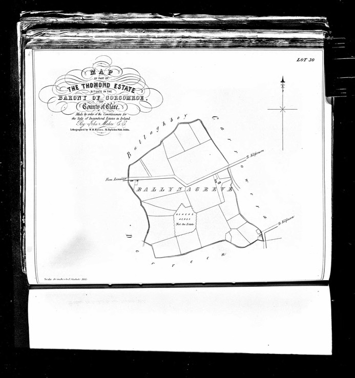 Land 1857 Edward Thynne at Ballynagrave part of Thomond Estate