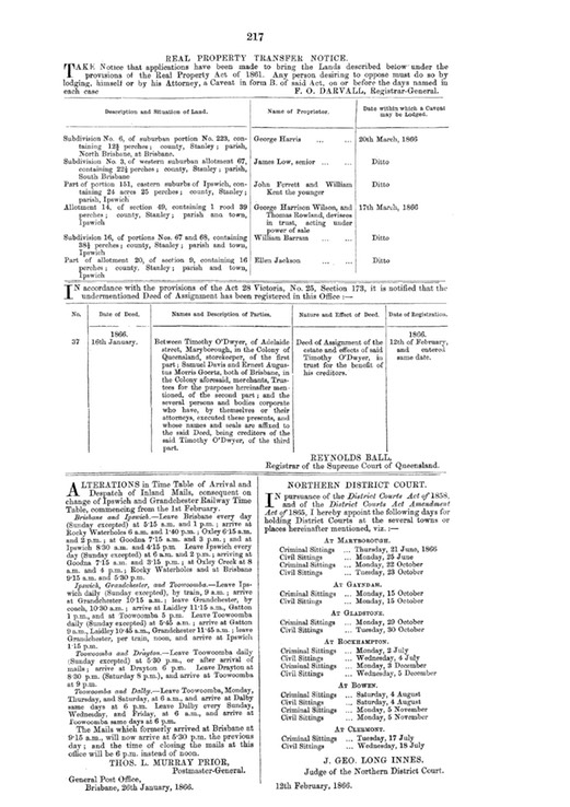 Land 1866 Ellen Jackson 1866 Allot 20 Section 9 Martin St previously owned by Francis North