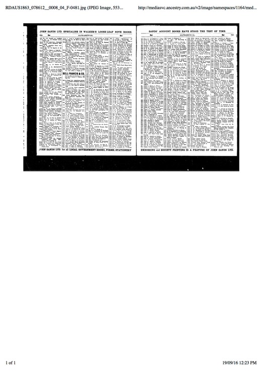 Article 1924 George Bell Carrier Katoomba