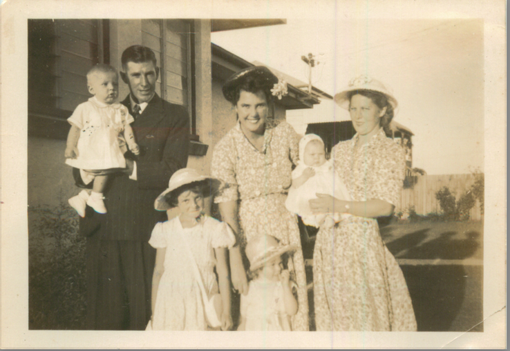 Photo Ian, Heather,Gaye,Barbara Somers Baptism