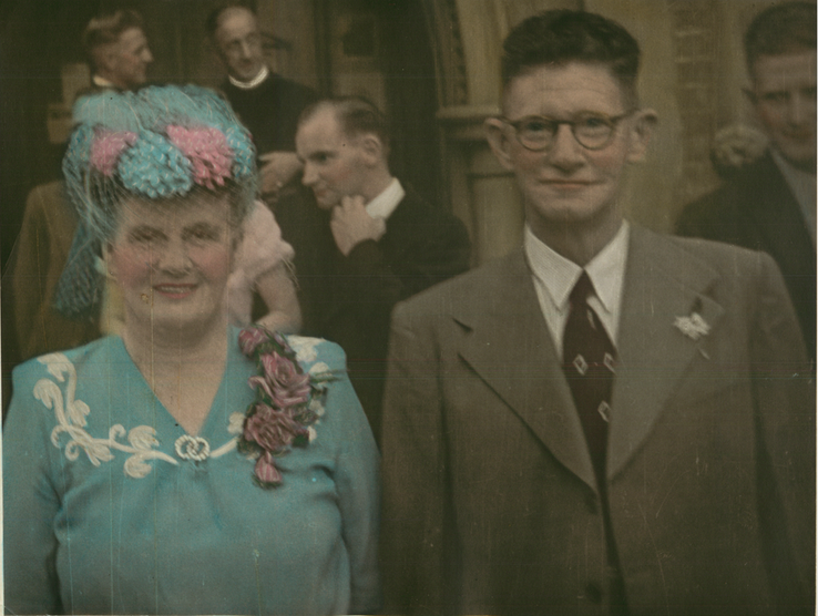 Photo Walter and Dorothy at Karens Wedding