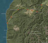 Heaphy Track Map for Sandvox