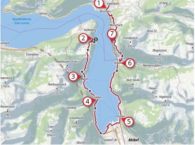 23rd Sep Altdorf reduced Swiss path Lake Lucerne