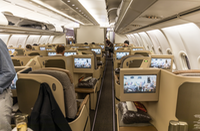 Business Class Etihad to Paris